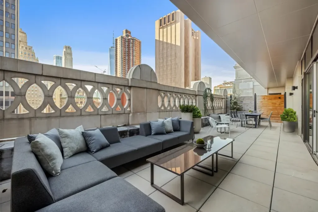 Historic Tribeca celebrity penthouse building exterior