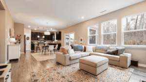 Manufactured home assembled on a vacant lot in upstate New York