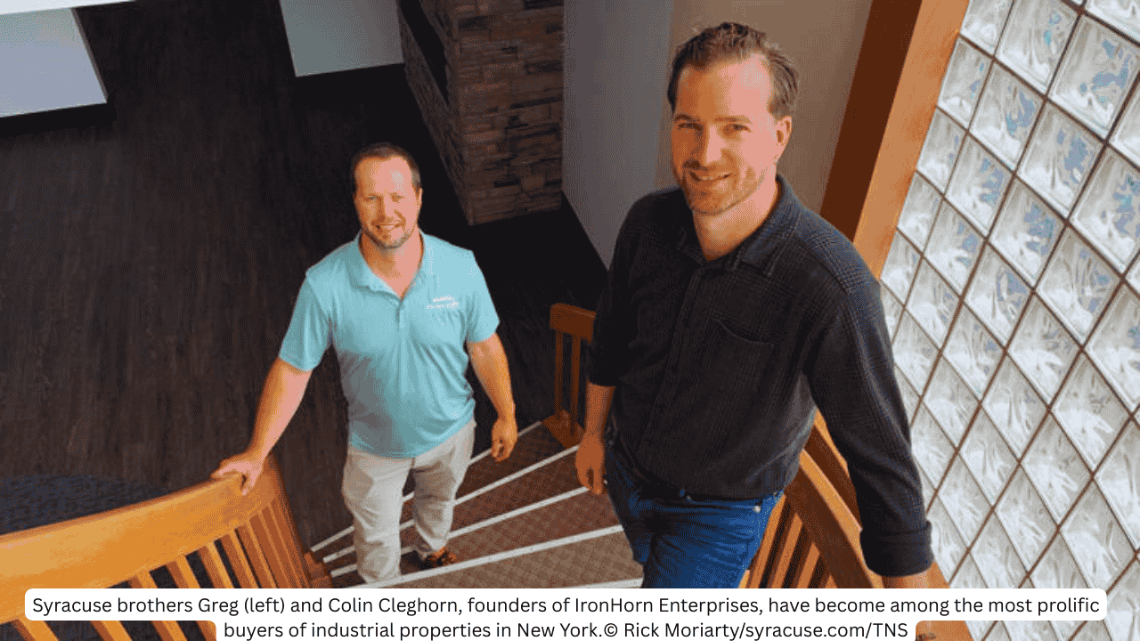 Syracuse brothers Greg and Colin Cleghorn, founders of IronHorn Enterprises, built a $200M Syracuse real estate empire.