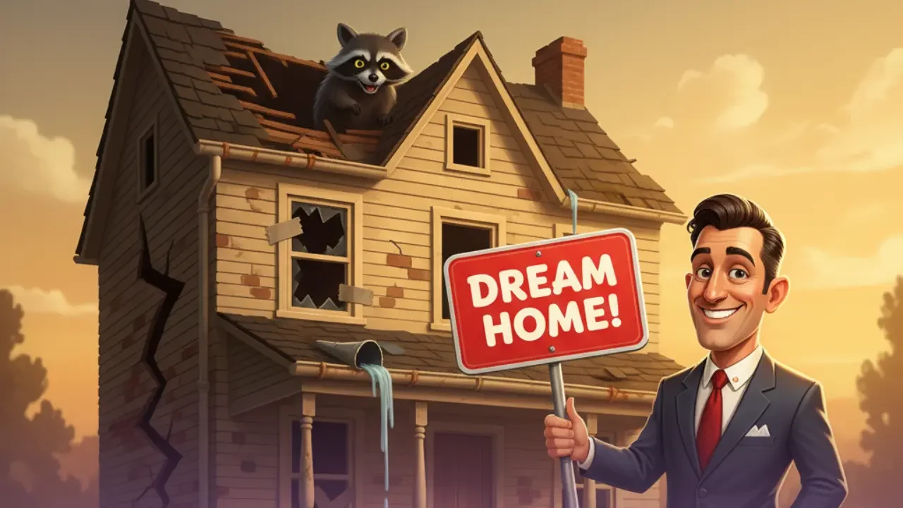 Realtor golden rule concept – agent selling a house like a dream home